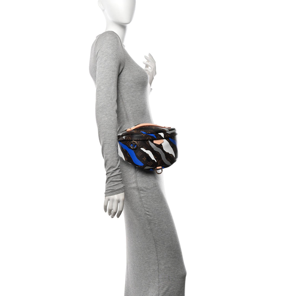 x LOL Monogram Bumbag Blue Silver