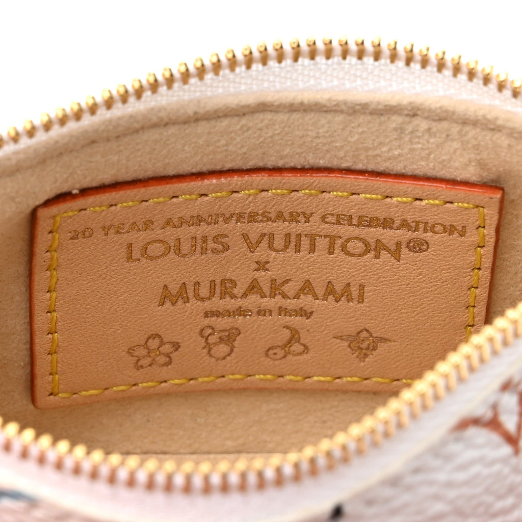 LV X TM Monogram Multicolor Micro Pochette White