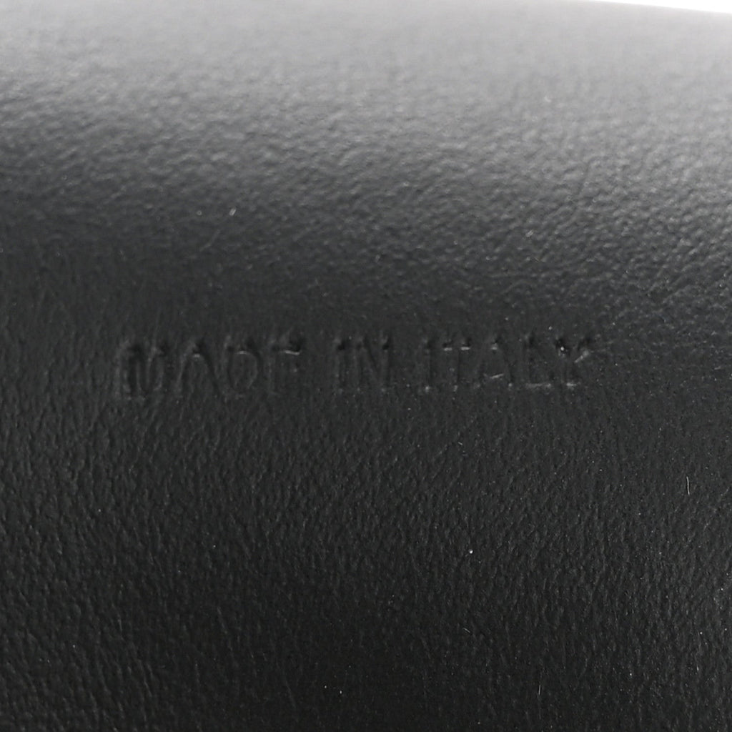 Shearling Calfskin FF Strap Black Tobacco