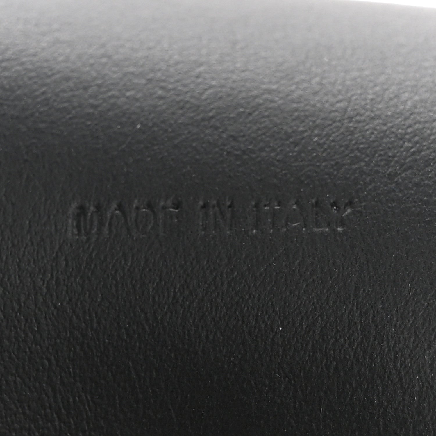 Shearling Calfskin FF Strap Black Tobacco