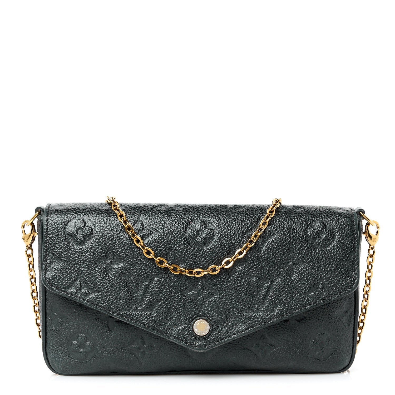 Empreinte Pochette Felicie Chain Wallet Black