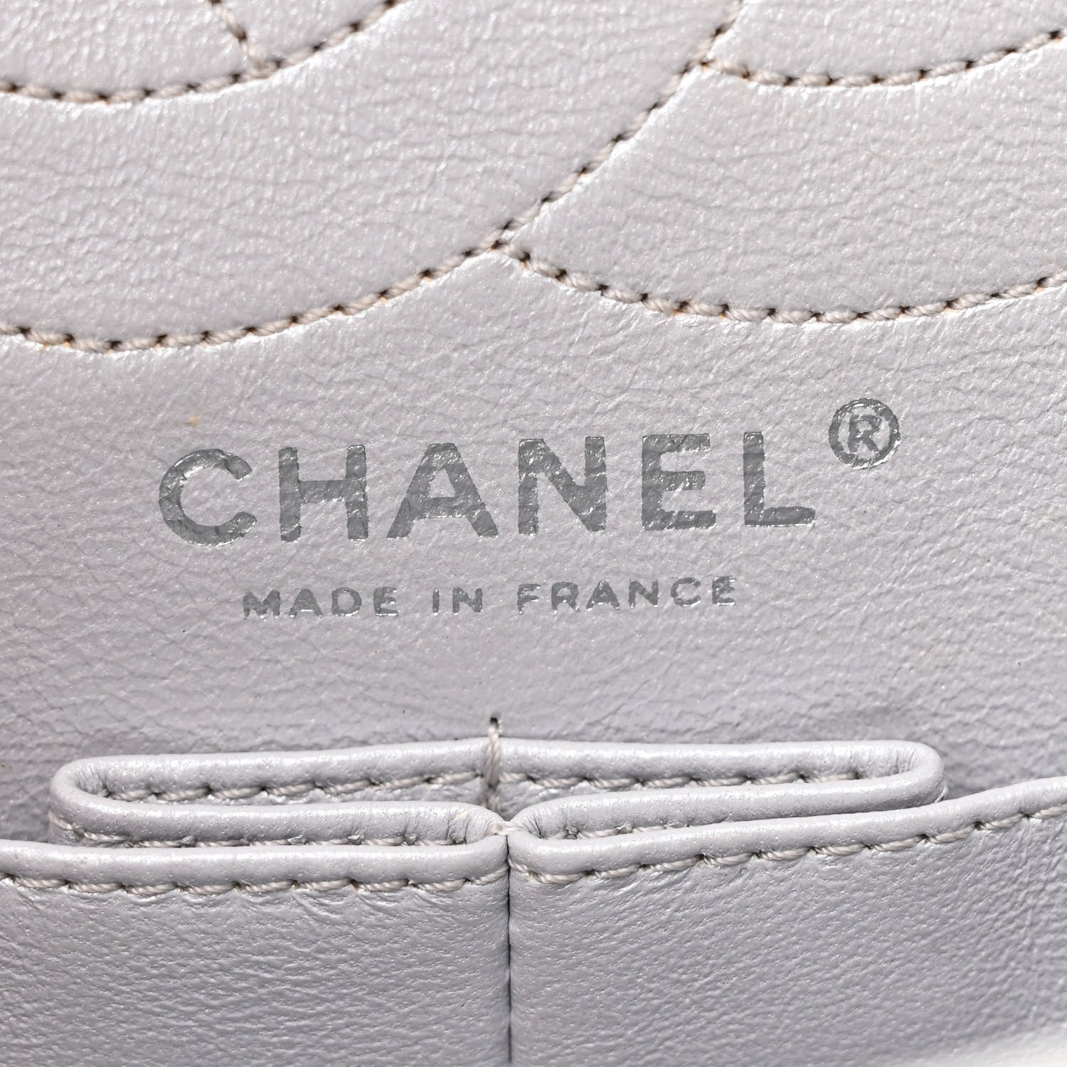Metallic Lambskin Quilted 2.55 Reissue 226 Flap Silver