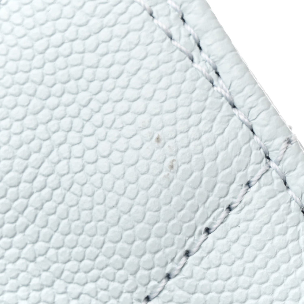 Caviar Quilted Medium Chanel 25 Handbag Light Blue