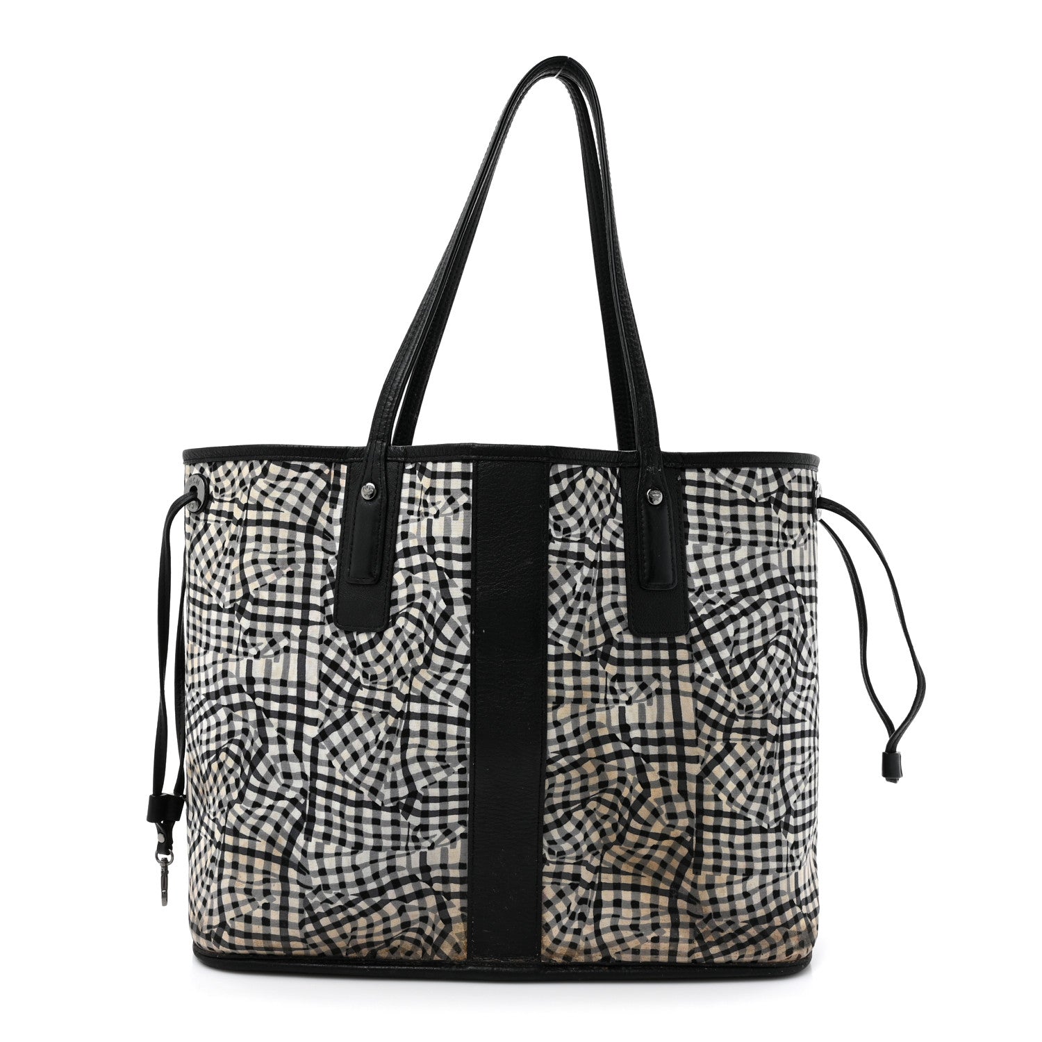 Visetos Medium Liz Reversible Shopper Tote Black