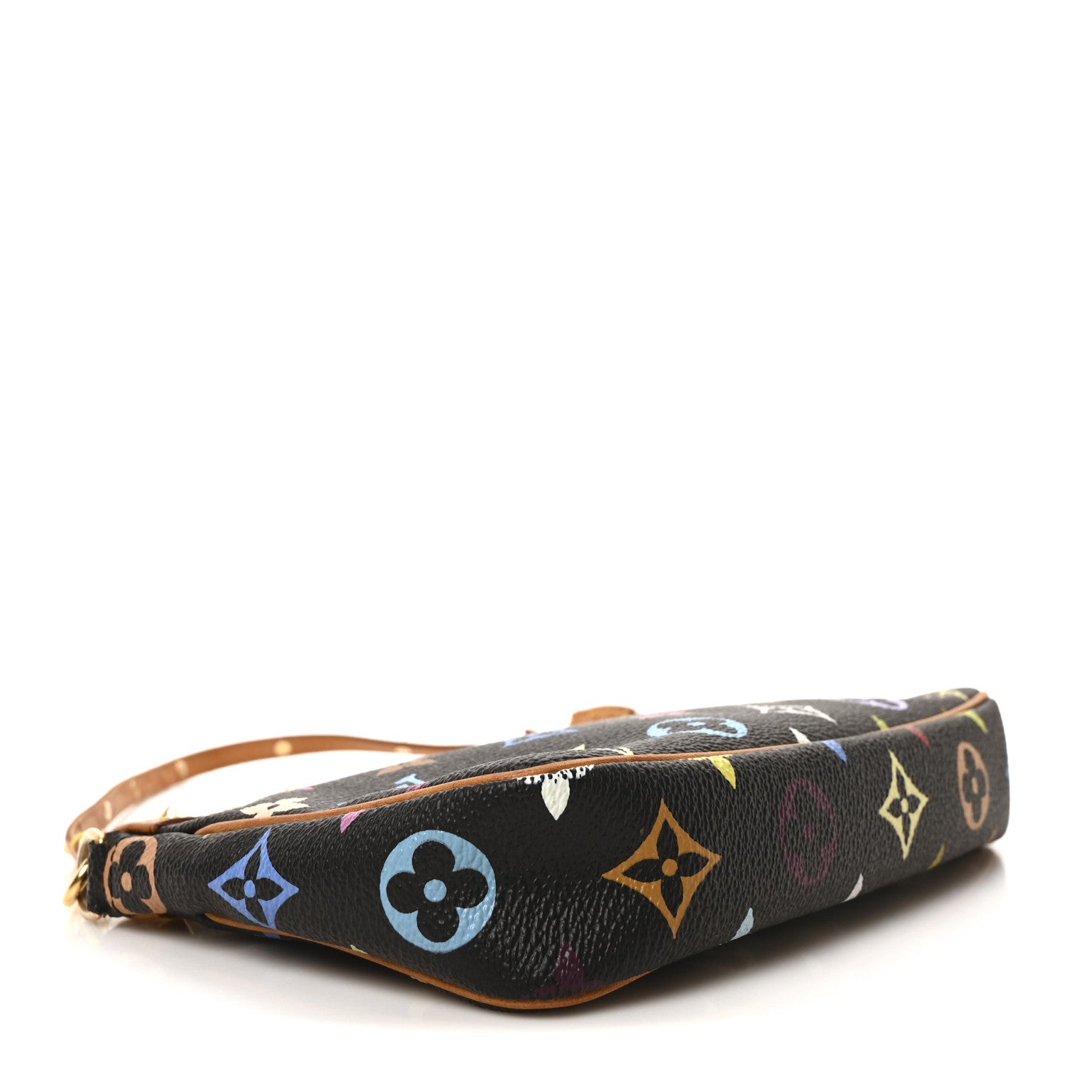 Monogram Multicolor Pochette Accessories Black