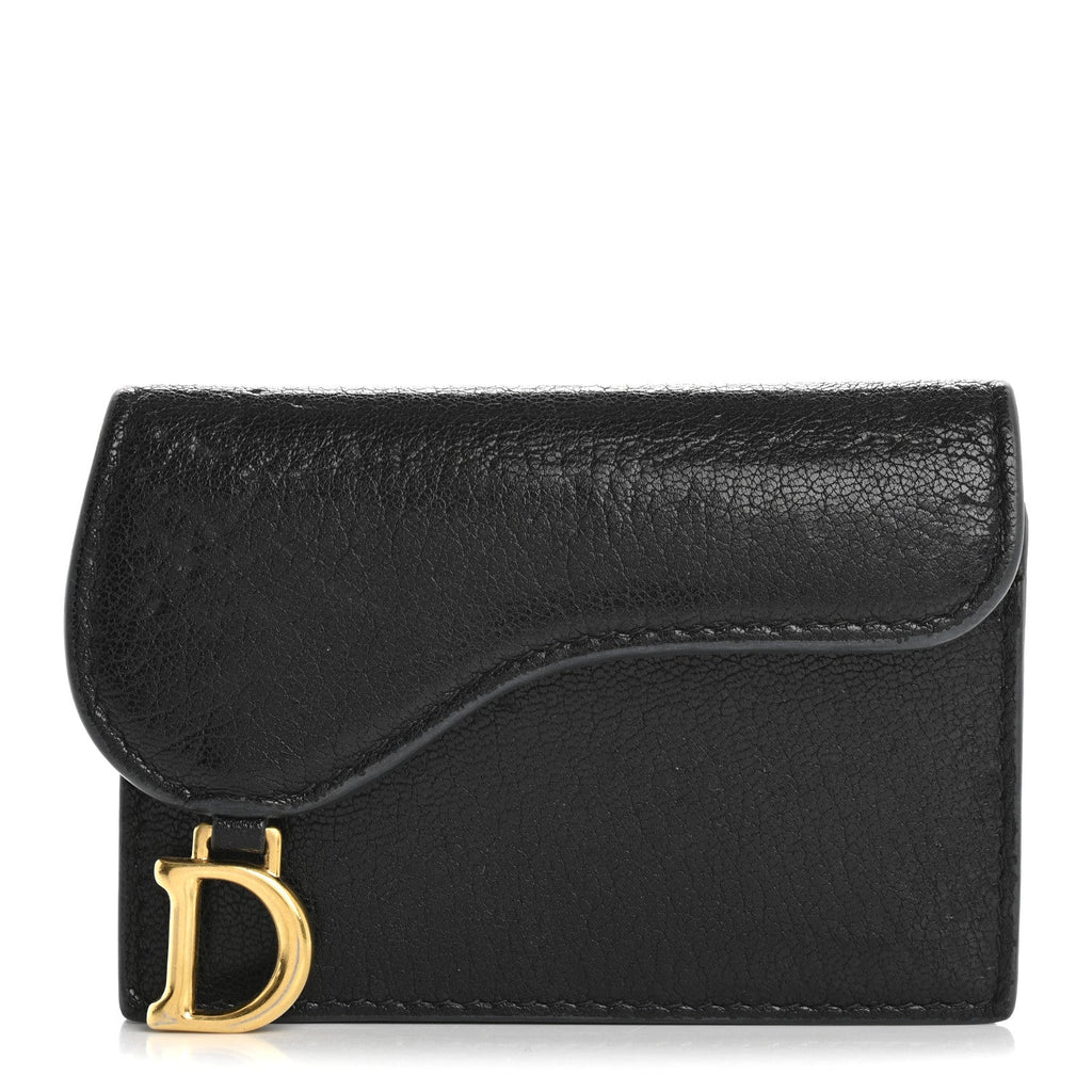 Goatskin Saddle  Holder Black