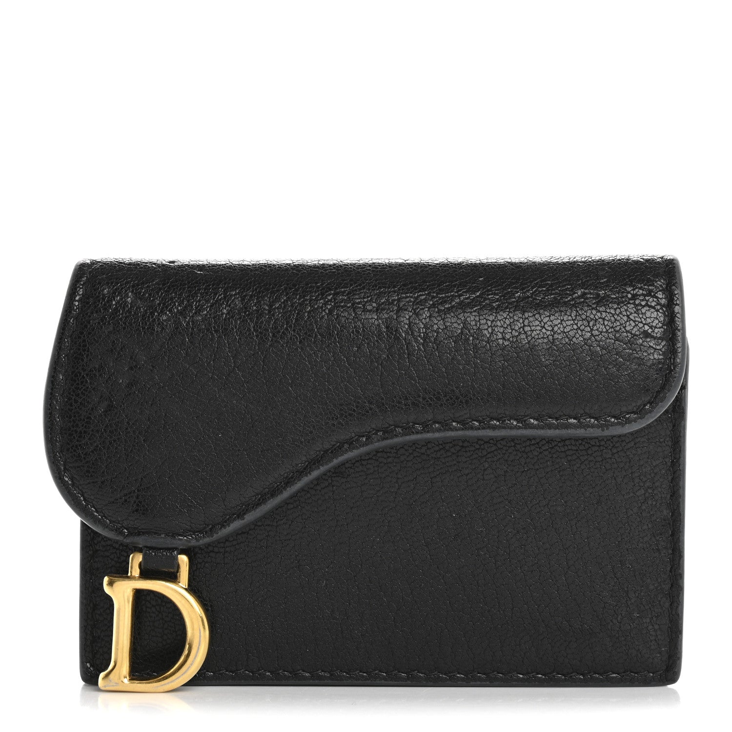 Goatskin Saddle  Holder Black