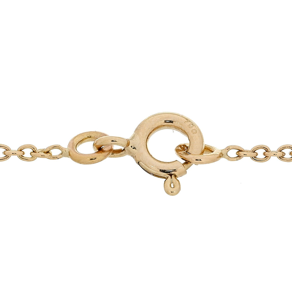 18K Yellow Gold Diamond Oui Bracelet