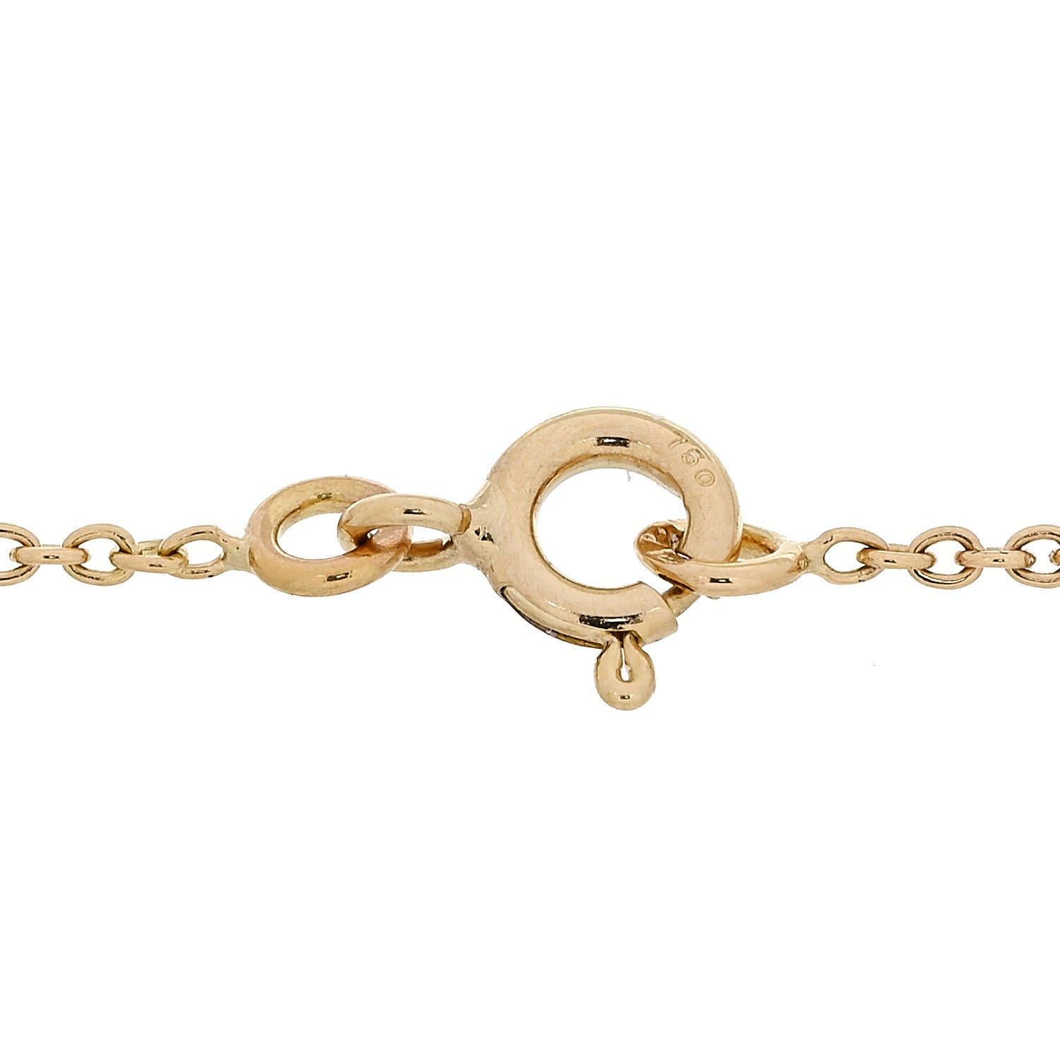 18K Yellow Gold Diamond Oui Bracelet