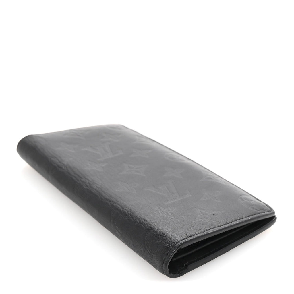 Calfskin Monogram Shadow Brazza Wallet Black
