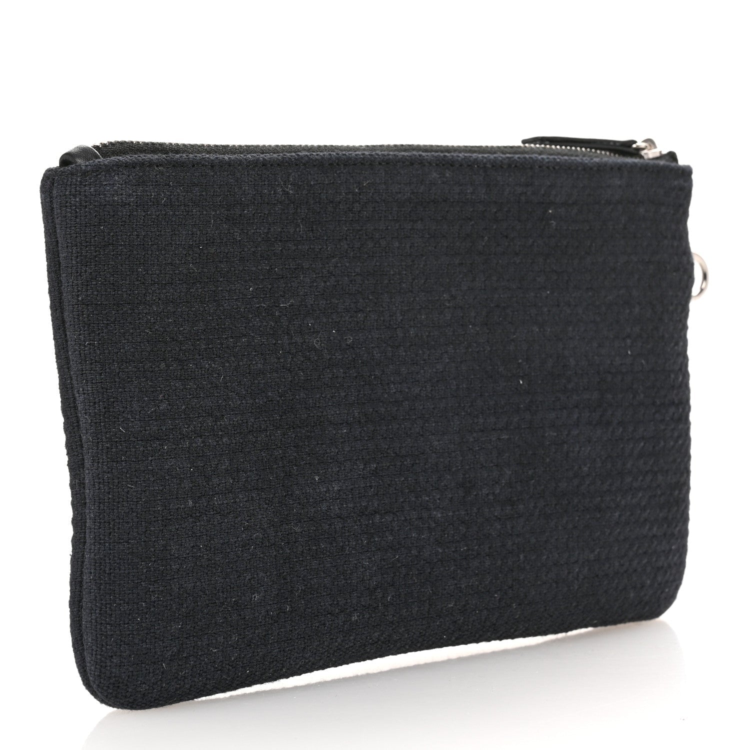 Mixed Fibers Deauville Pouch Black