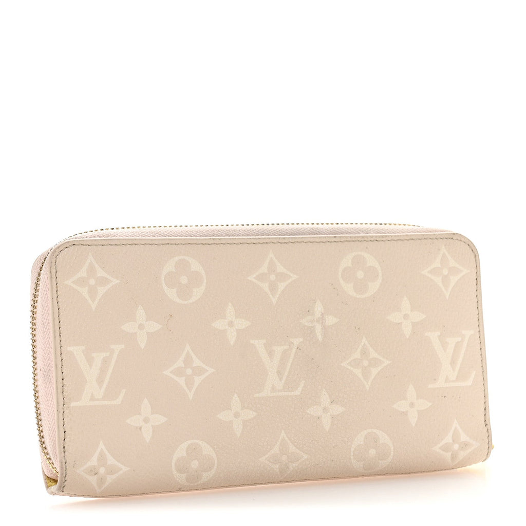 Empreinte Monogram Spring in the City Zippy Wallet Pink Beige Yellow