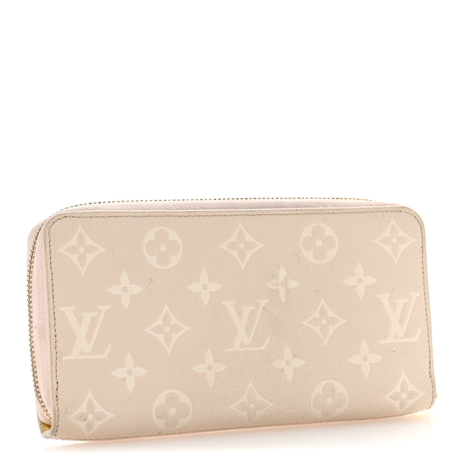 Empreinte Monogram Spring in the City Zippy Wallet Pink Beige Yellow