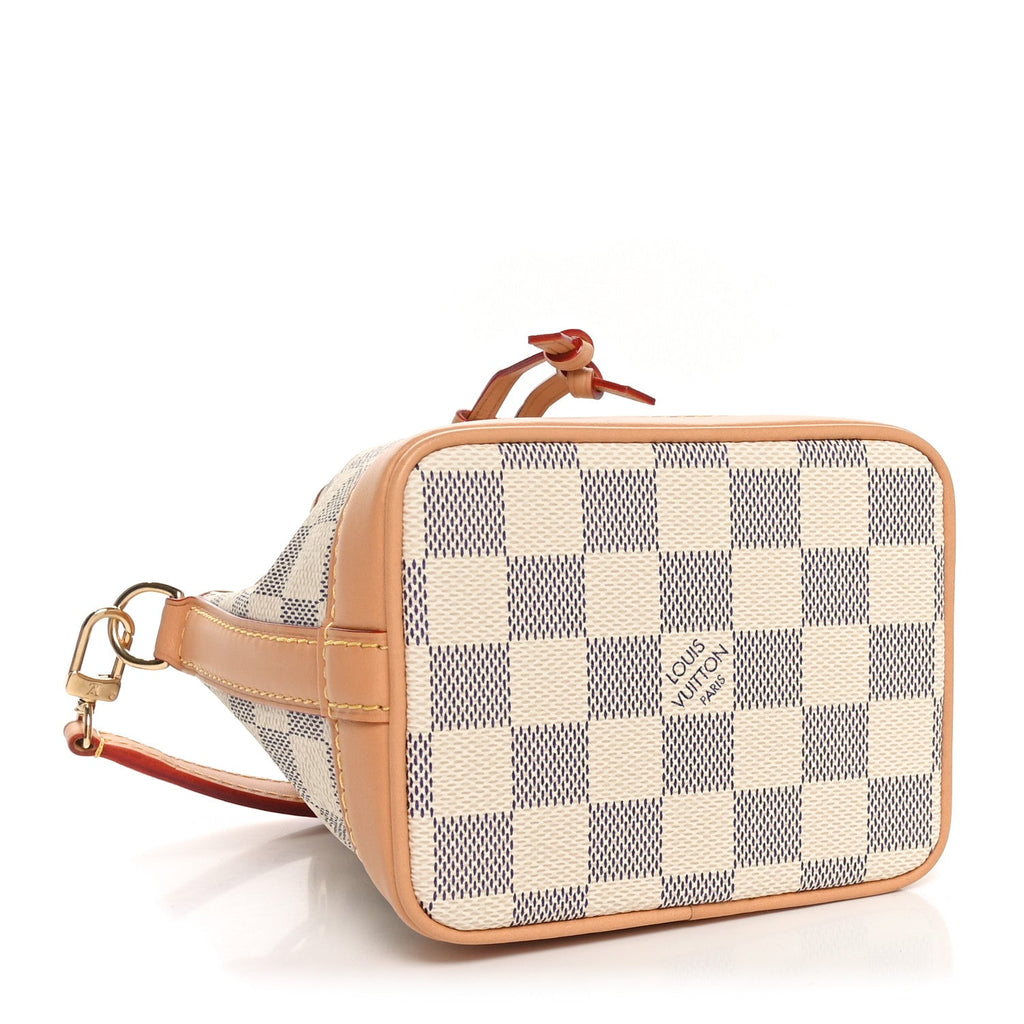 Damier Azur Vivienne Sac Nano Noe Dragon Fruit Pink