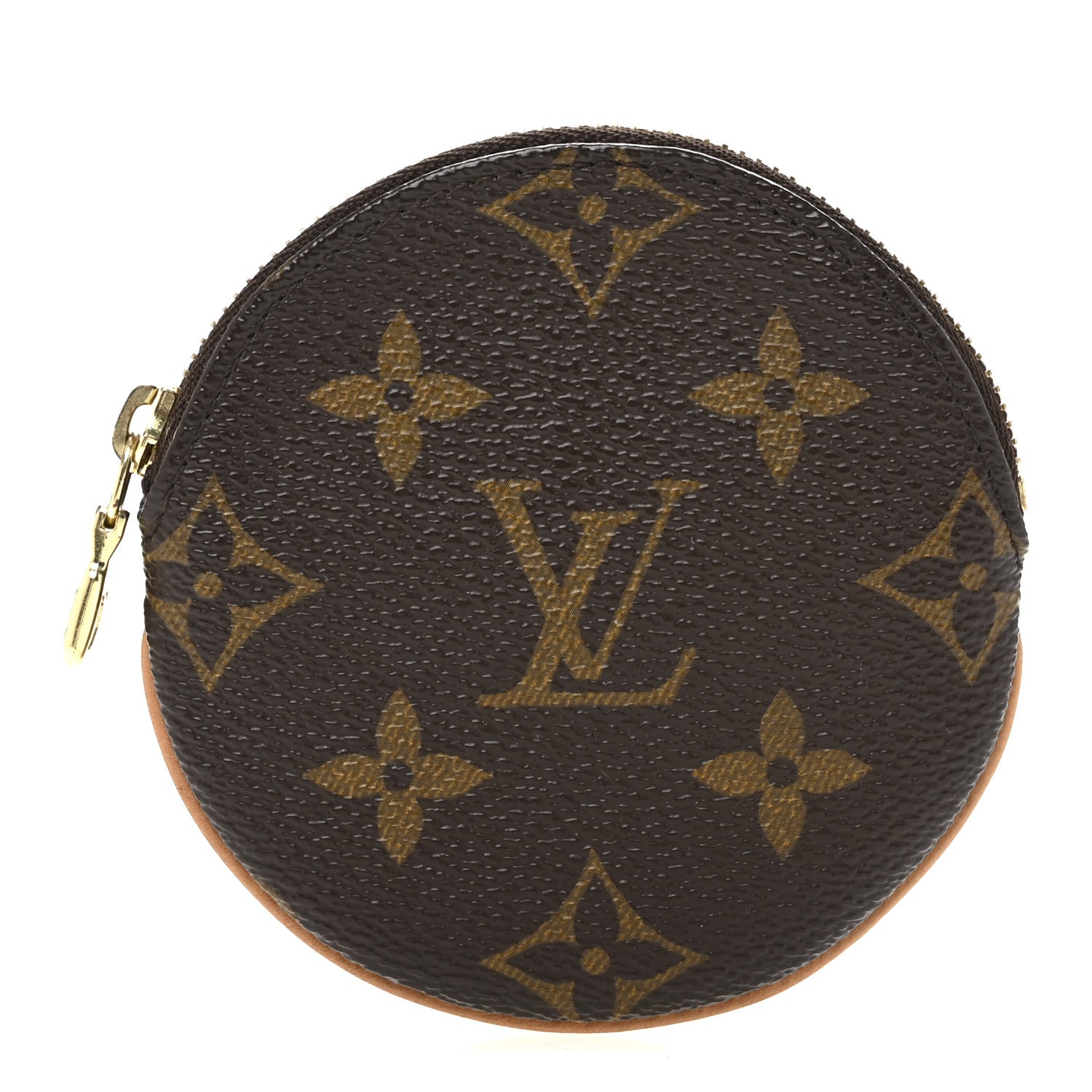 Monogram Round Coin Purse