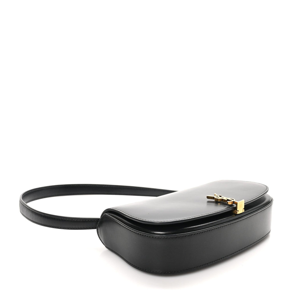 Box Calfskin Mini Voltaire Shoulder Bag Black