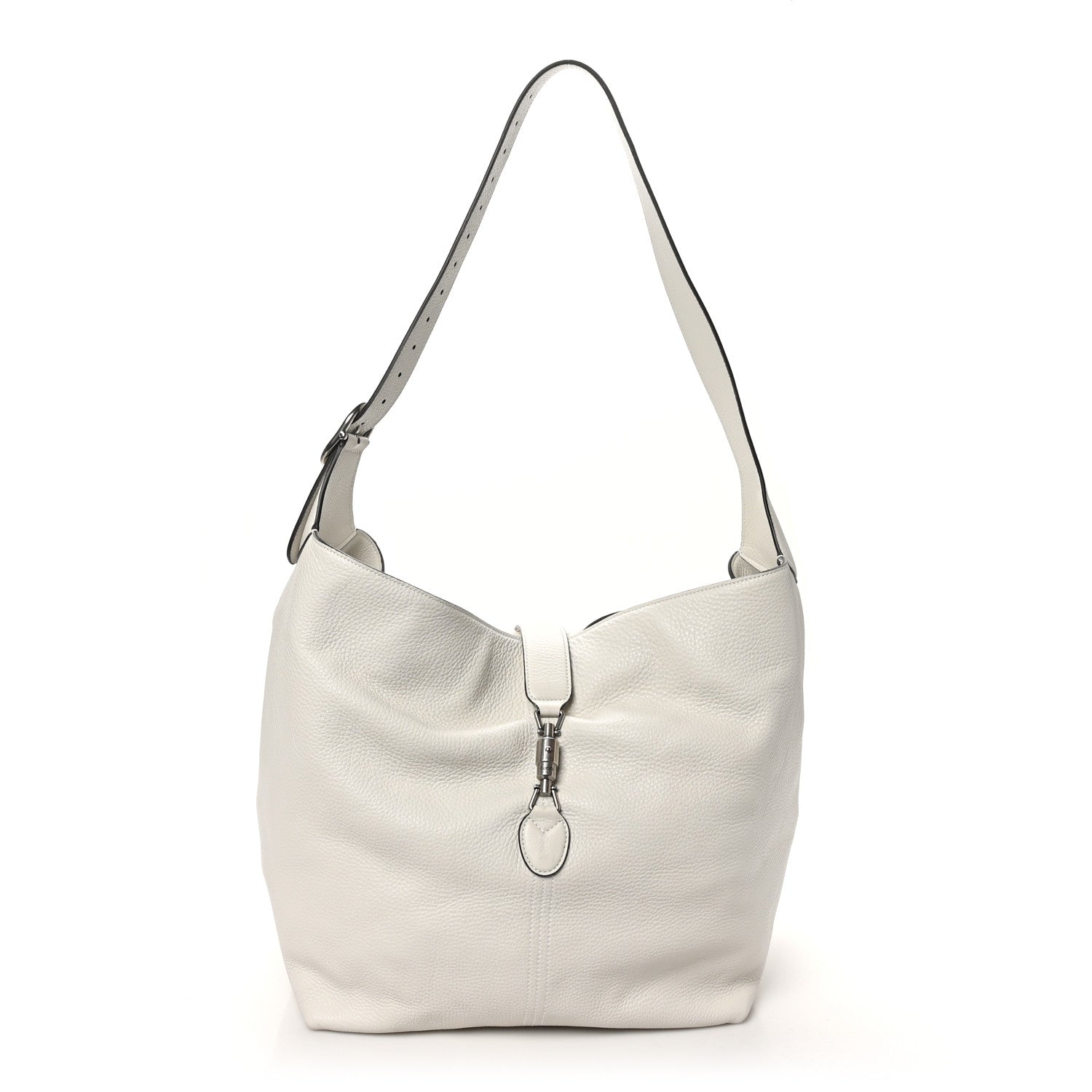 Amour Grane Calfskin Medium Jackie 1961 Crossbody Bag Great White