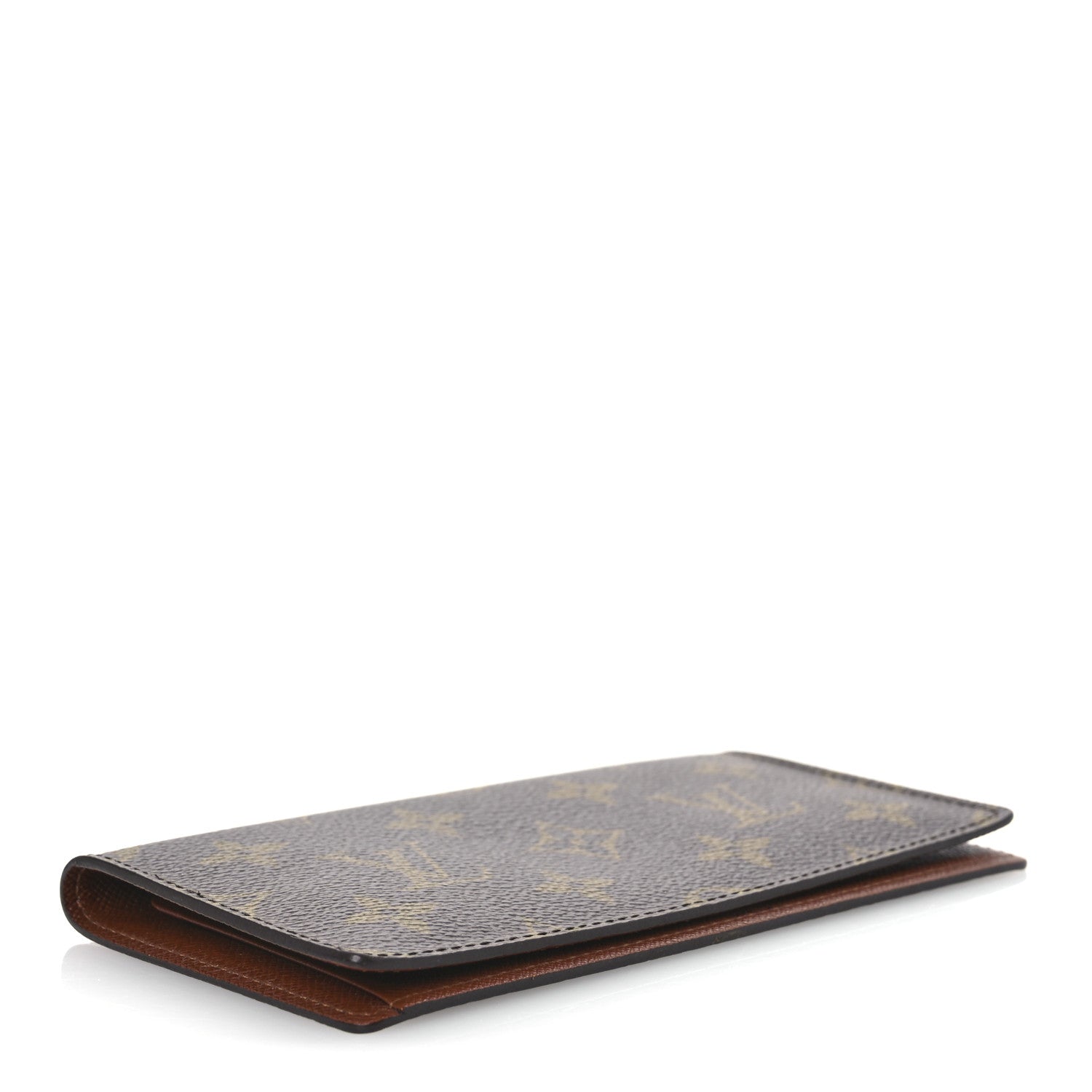 Monogram Simple Checkbook Holder Wallet Cover