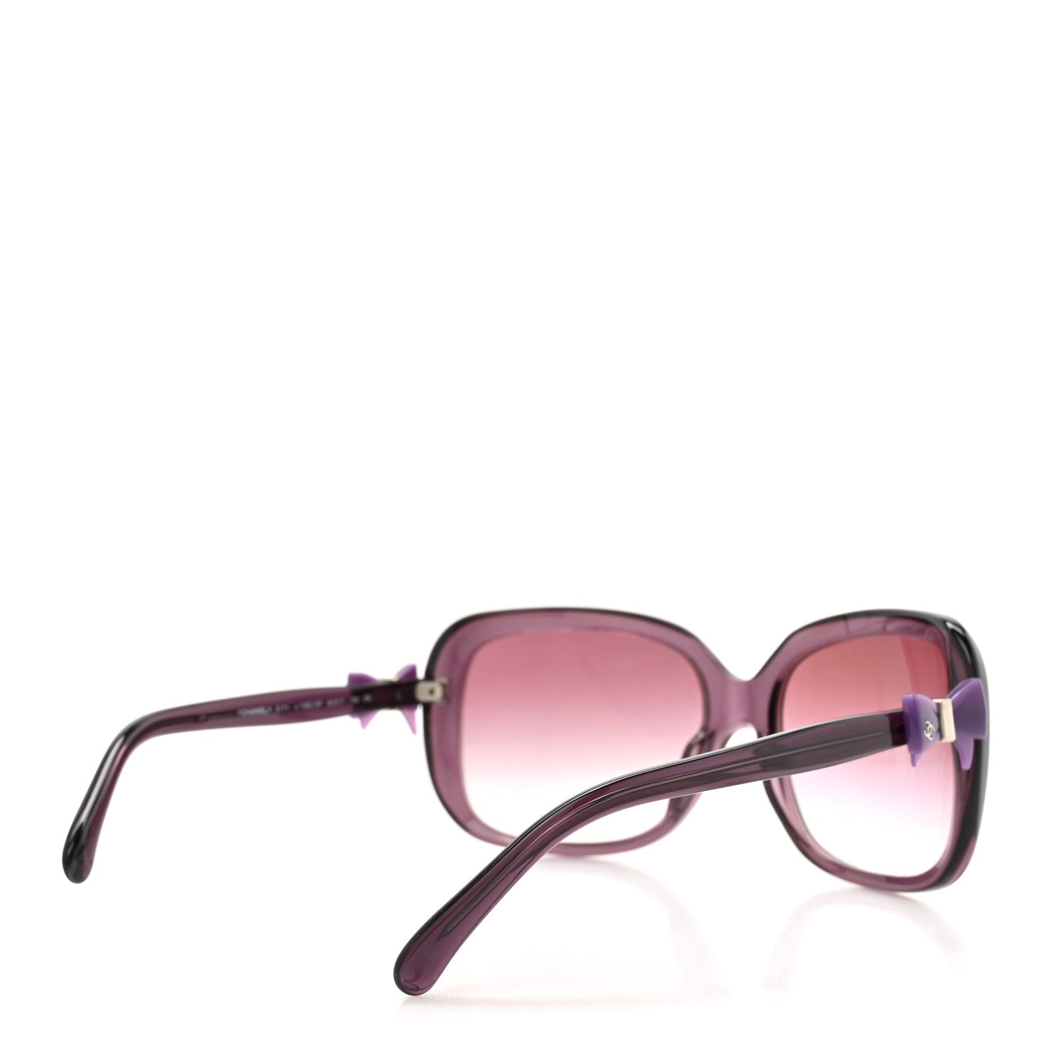 Acetate CC Bow Sunglasses 5171 Purple