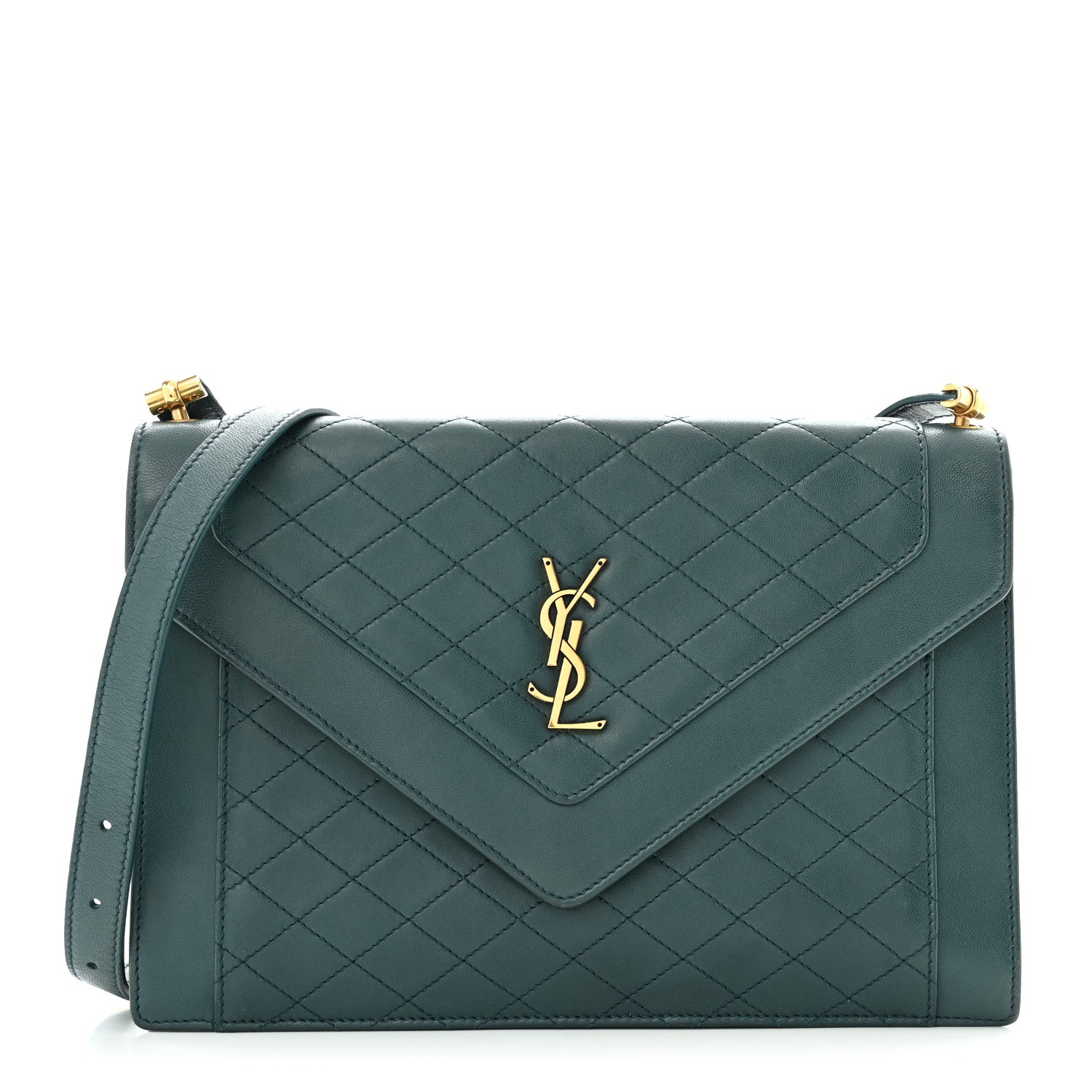 Lambskin Quilted Mini Gaby Satchel Sea Turquoise