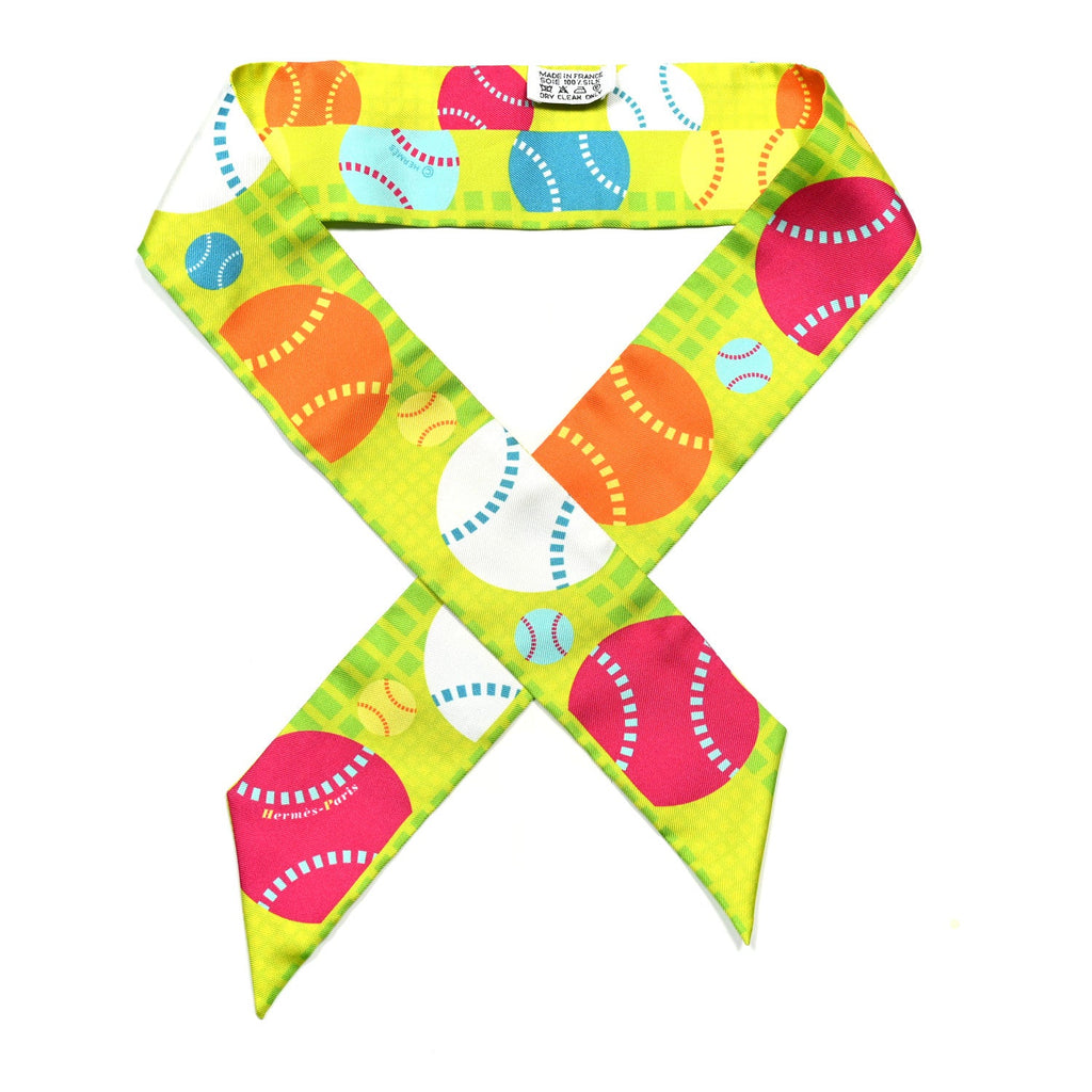 Silk Balles de Tennis Twilly Vert Fluo Turquoise Orange