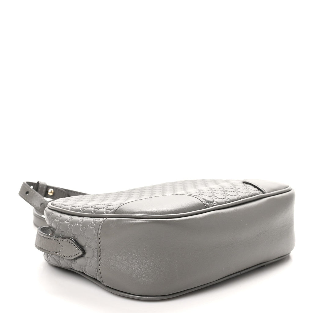 Microguccissima Mini Bree Messenger Bag Grey