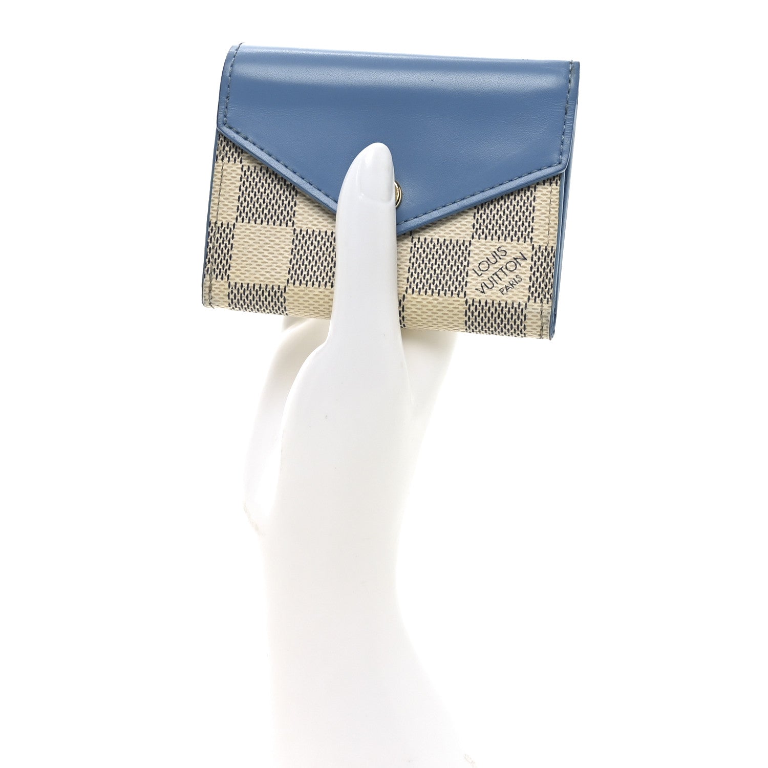 Damier Azur Zoe Wallet Bleuet