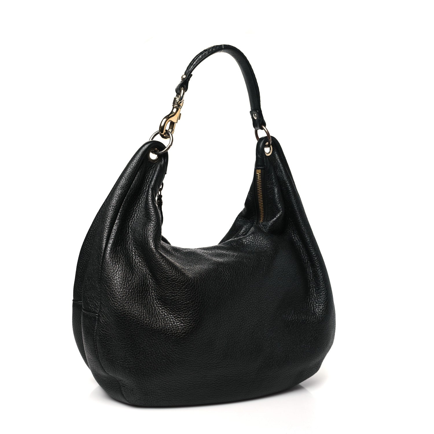 Deerskin Snakeskin Solar Hobo Black