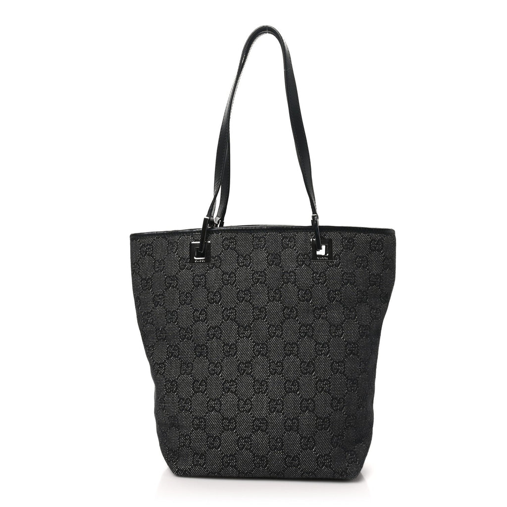 Monogram Small Bucket Tote Black