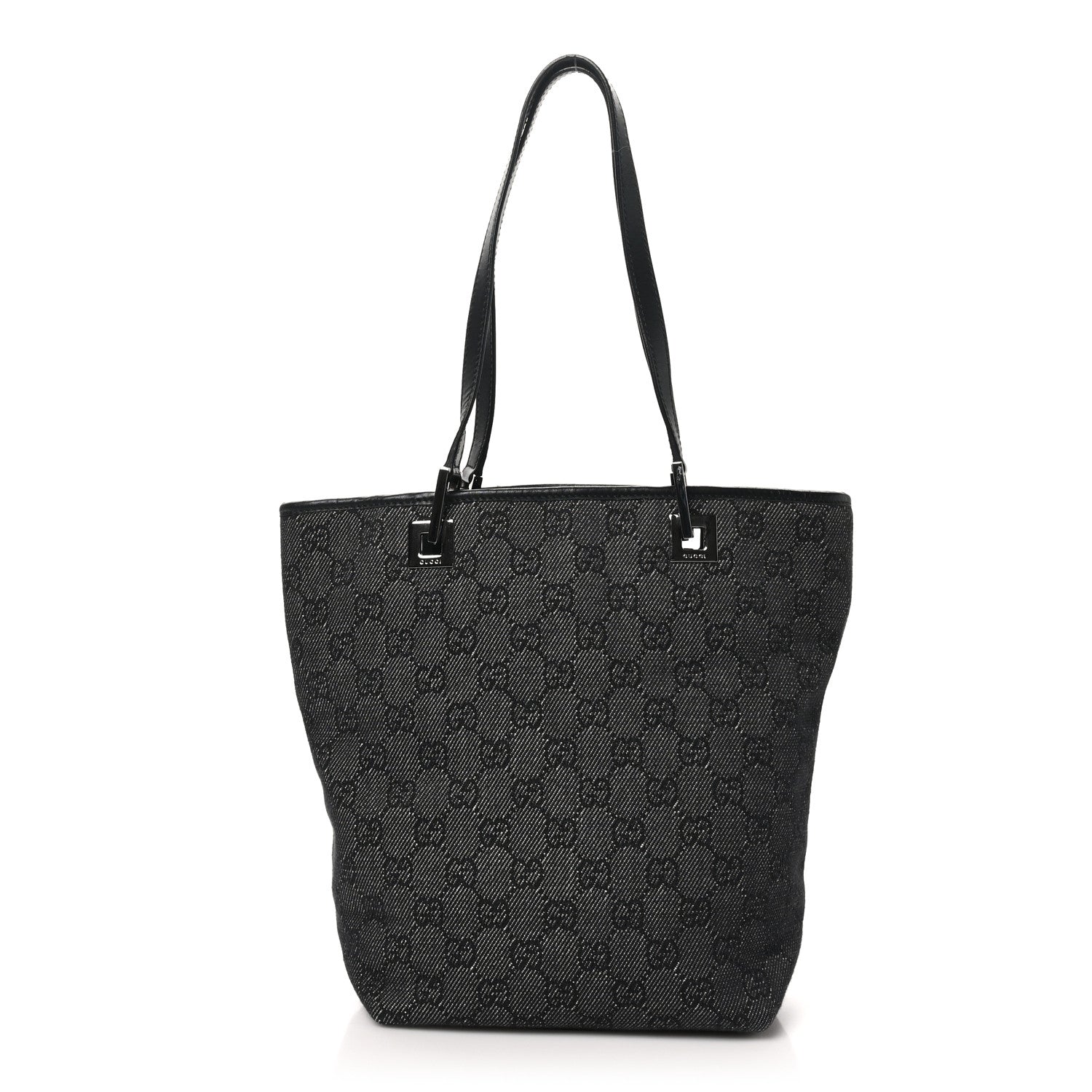 Monogram Small Bucket Tote Black
