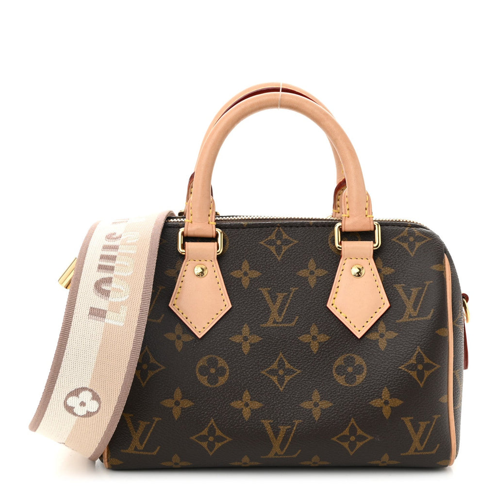 Monogram Speedy Bandouliere 20 Beige