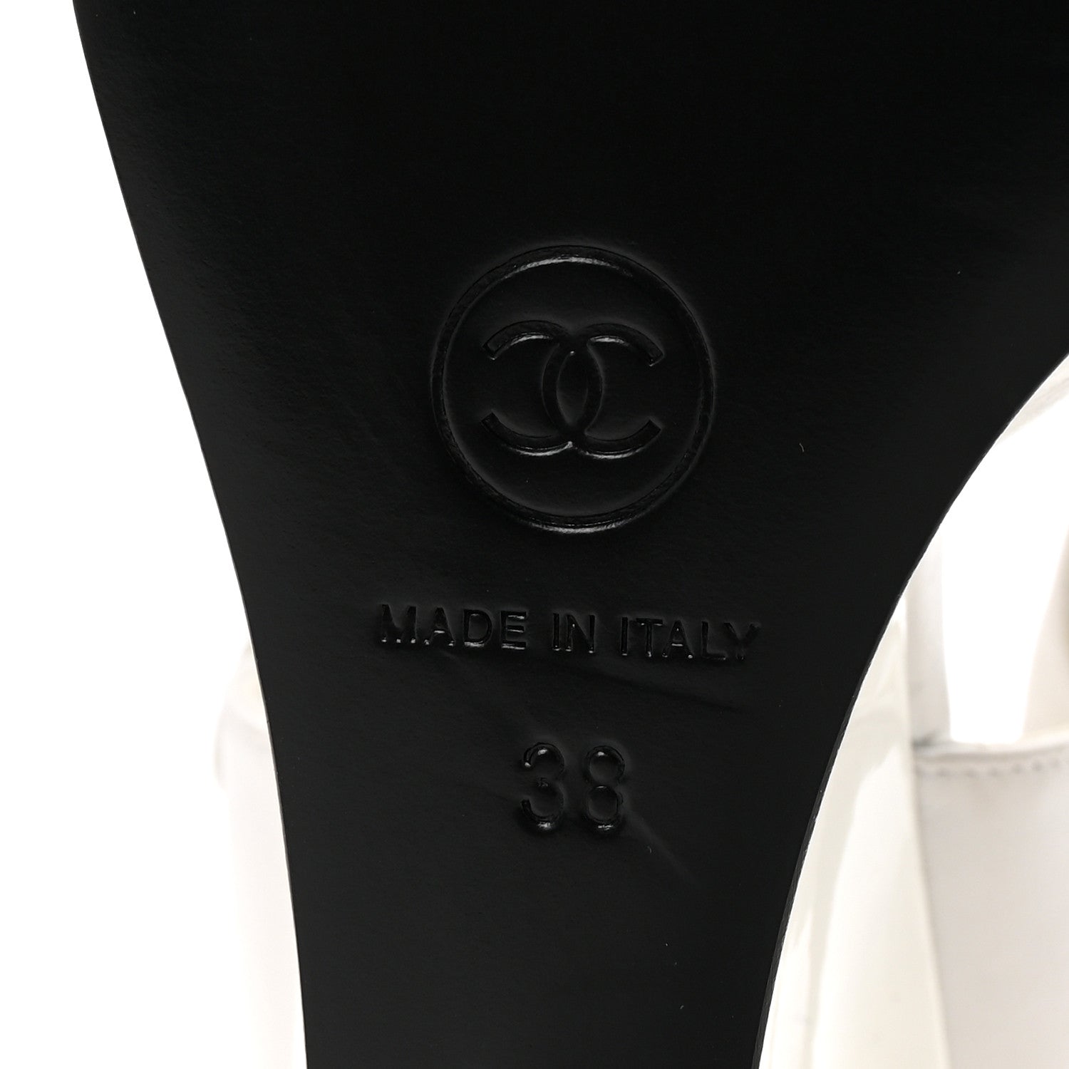 Lambskin Patent Cap Toe Mary Jane Wedge Pumps 38 White Black