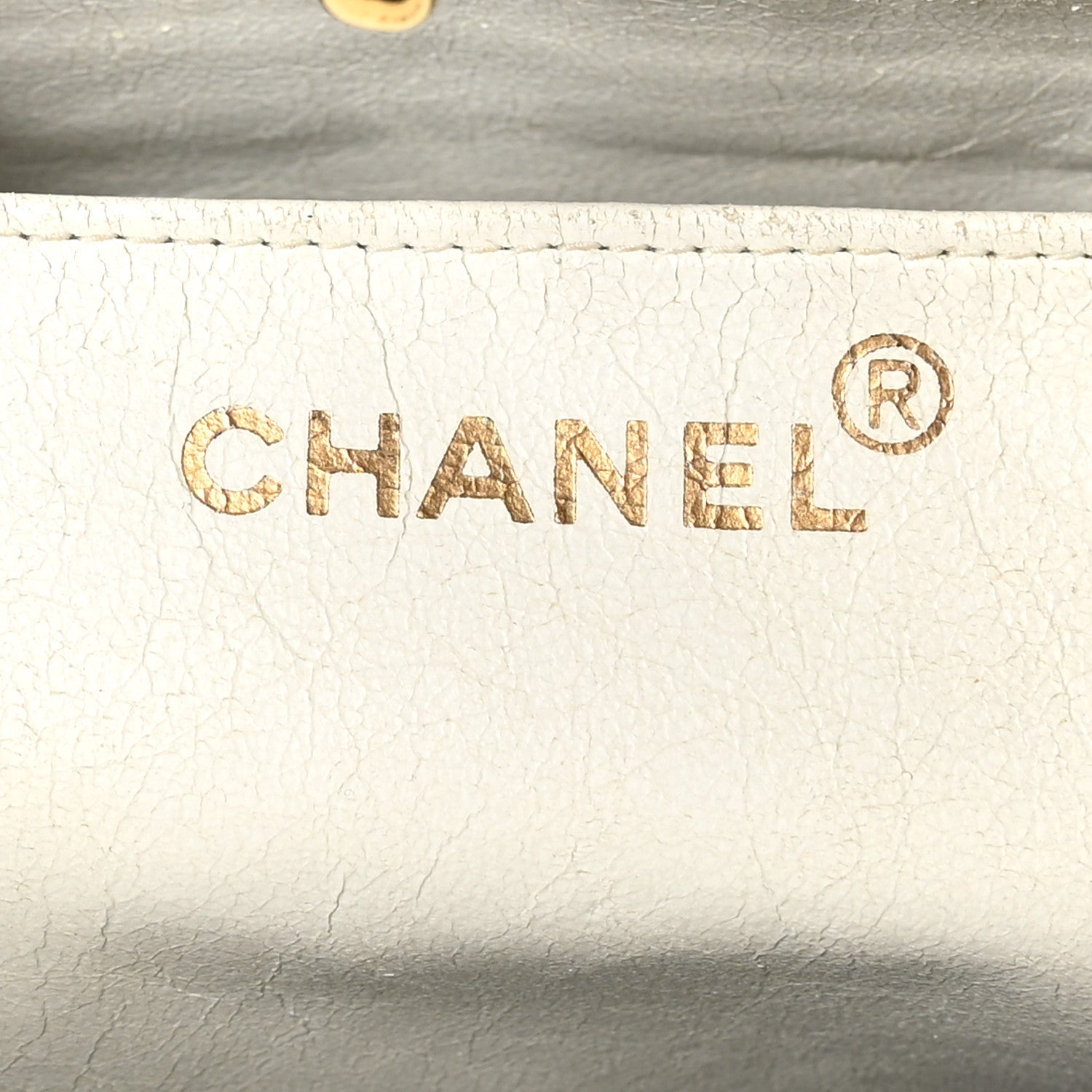 Caviar Quilted Shopper Tote White