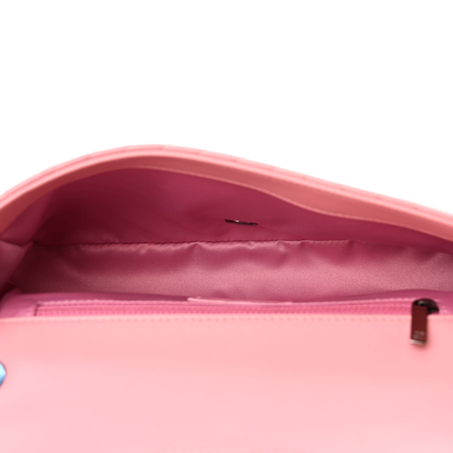 Lambskin Quilted Medium CC Crossing Flap Pink