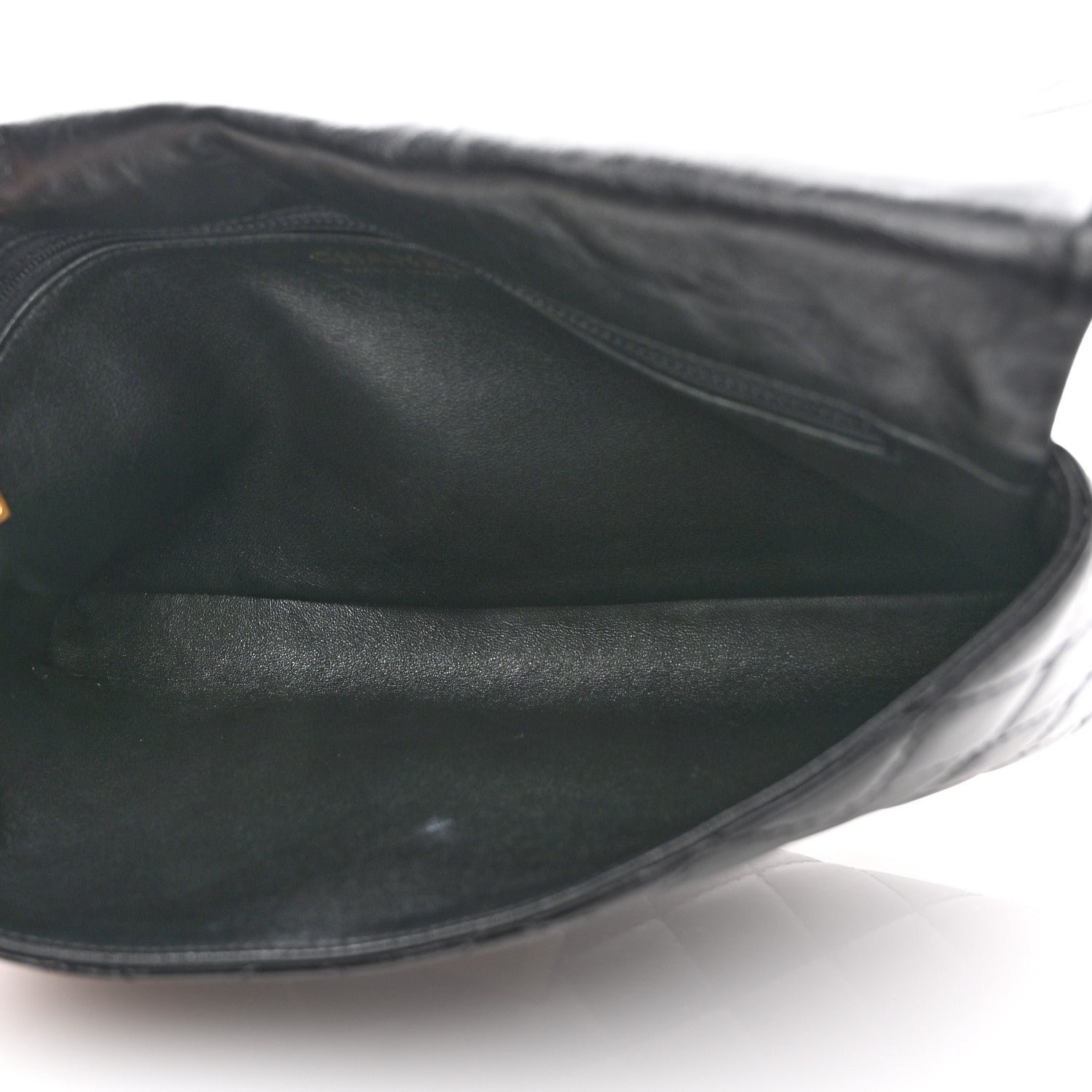 Aged Calfskin Quilted Reissue 2.55 Clutch Black