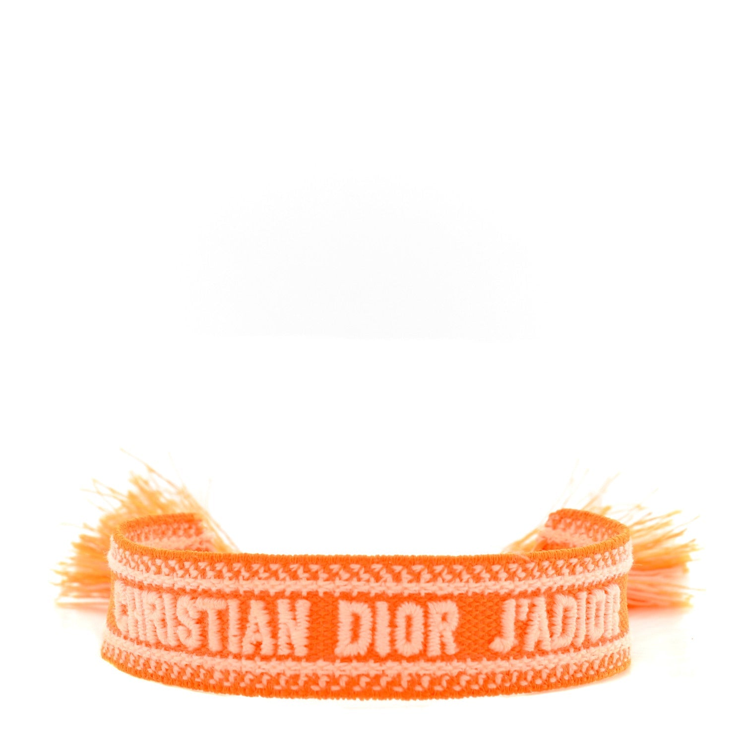 Woven Cotton Saint Tropez Friendship Bracelet Orange