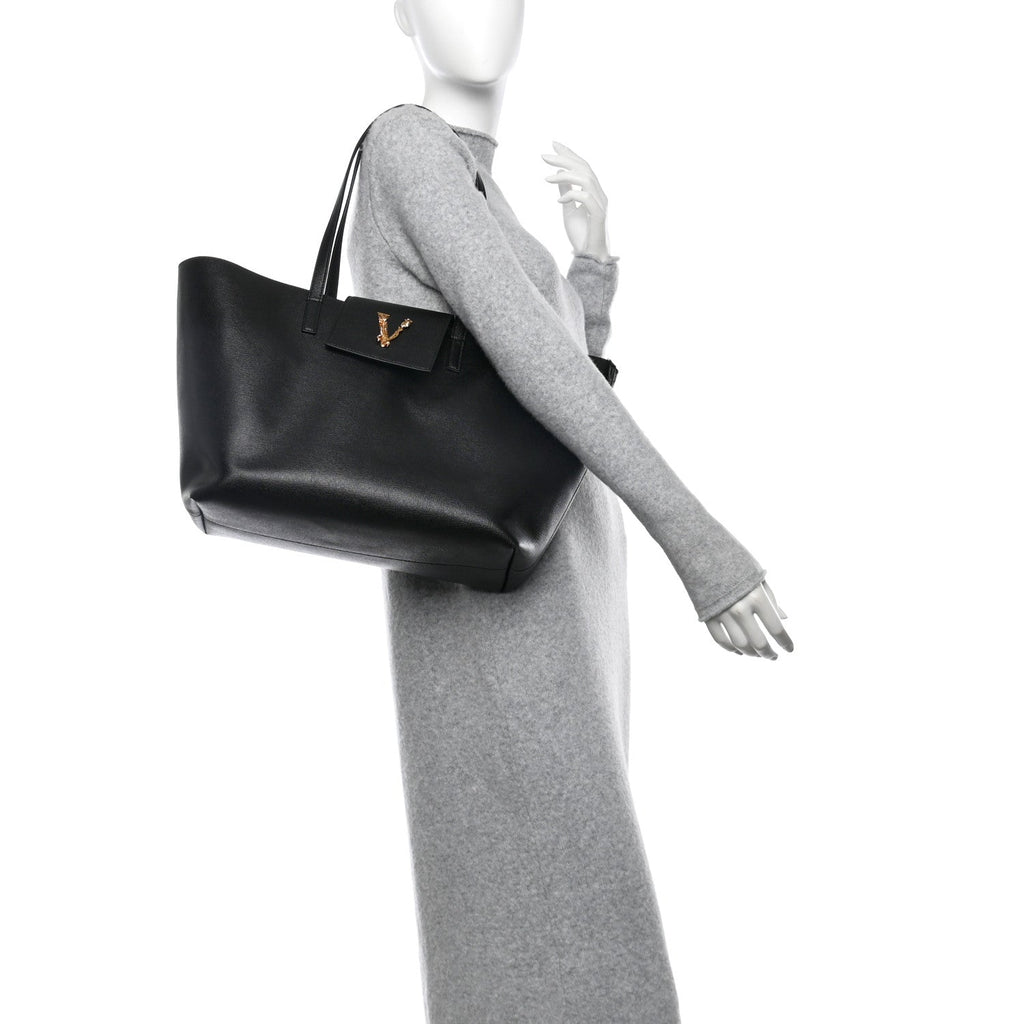 Saffiano Virtus Tote Black