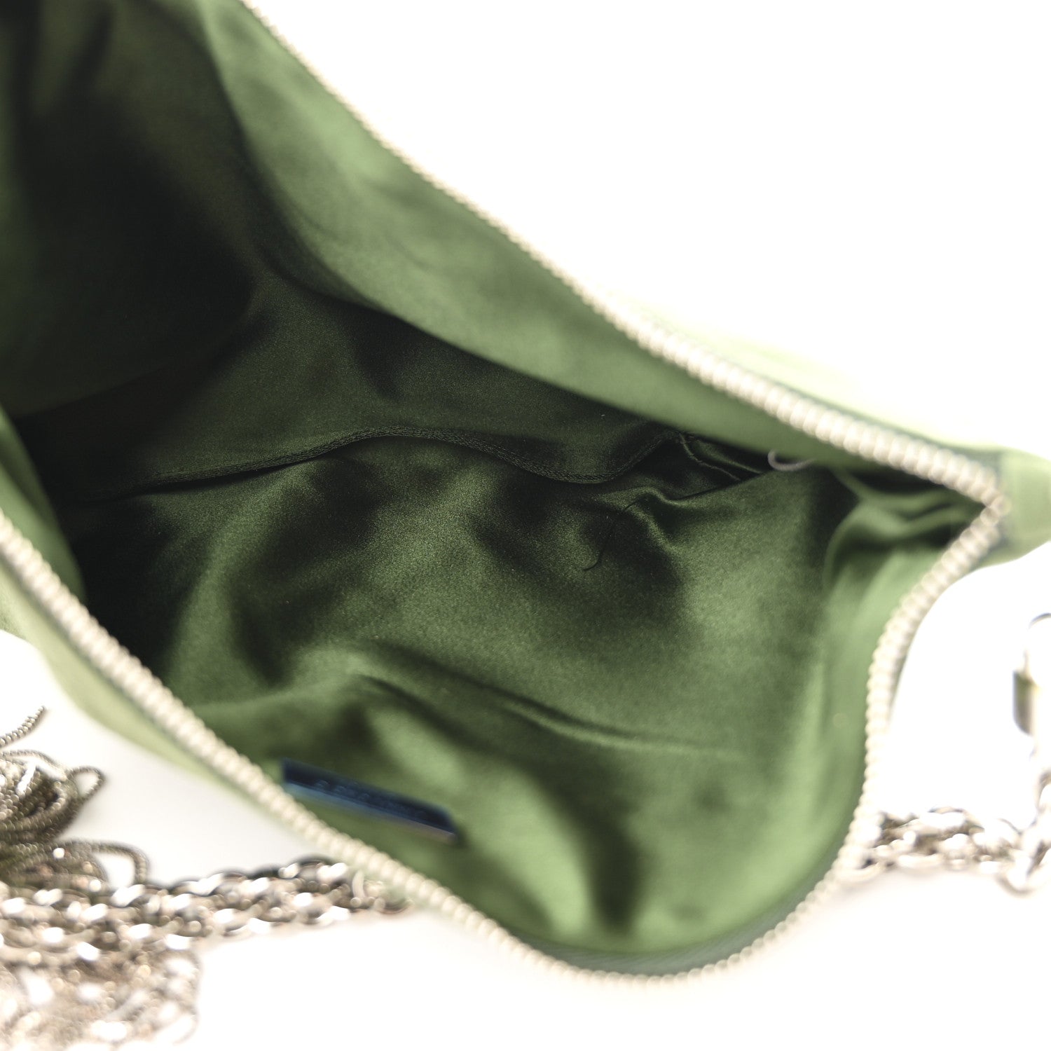 Suede Callie Shoulder Bag Green