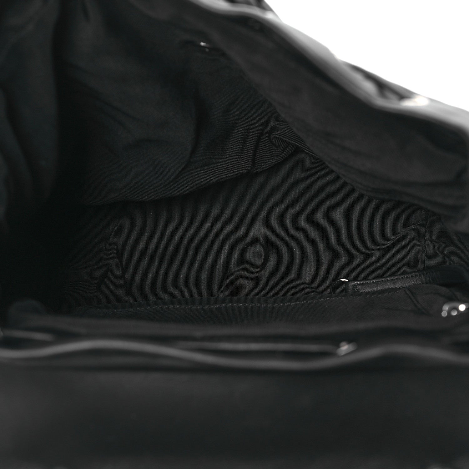 Calfskin Chevron Quilted Large Urban Spirit Backpack Black