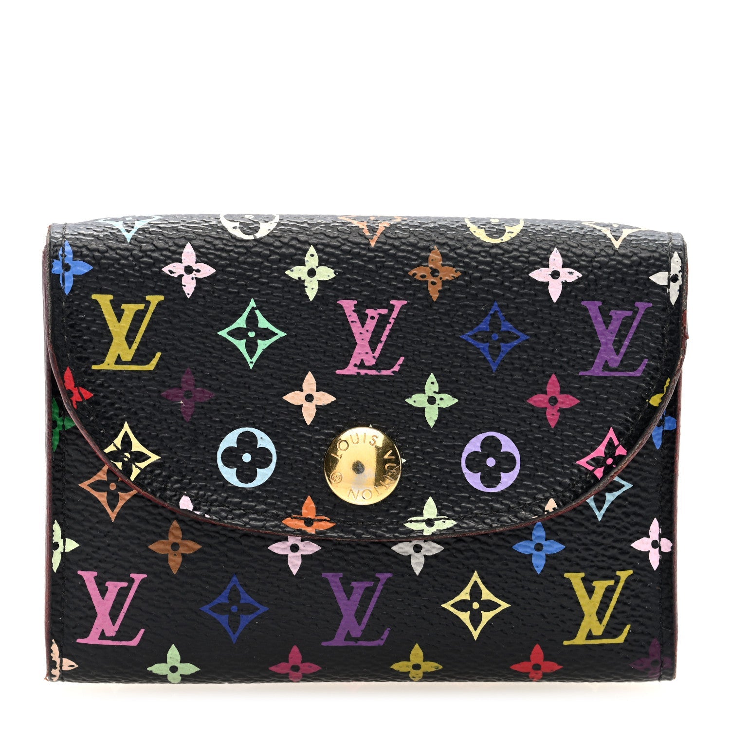 Monogram Multicolor Business  Holder Black Grenade