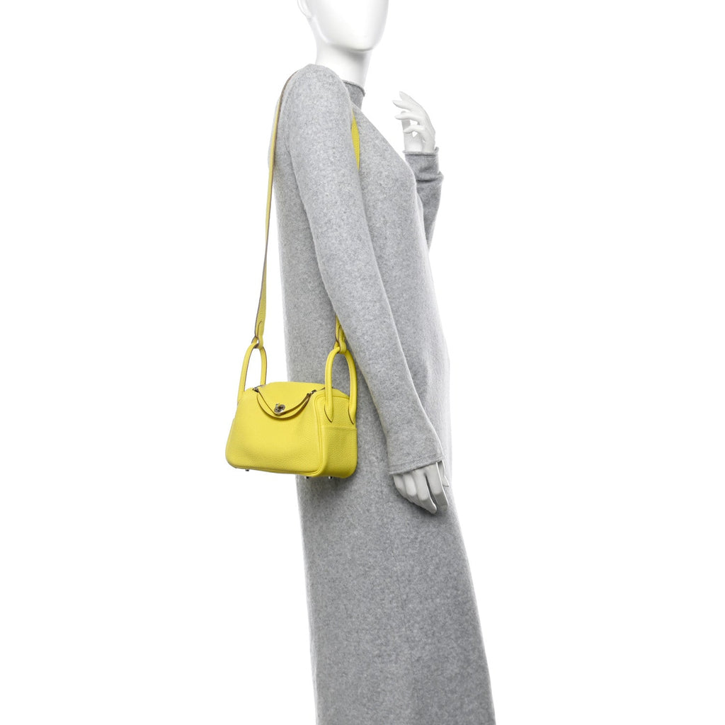 Taurillon Clemence Mini Lindy 20 Lime