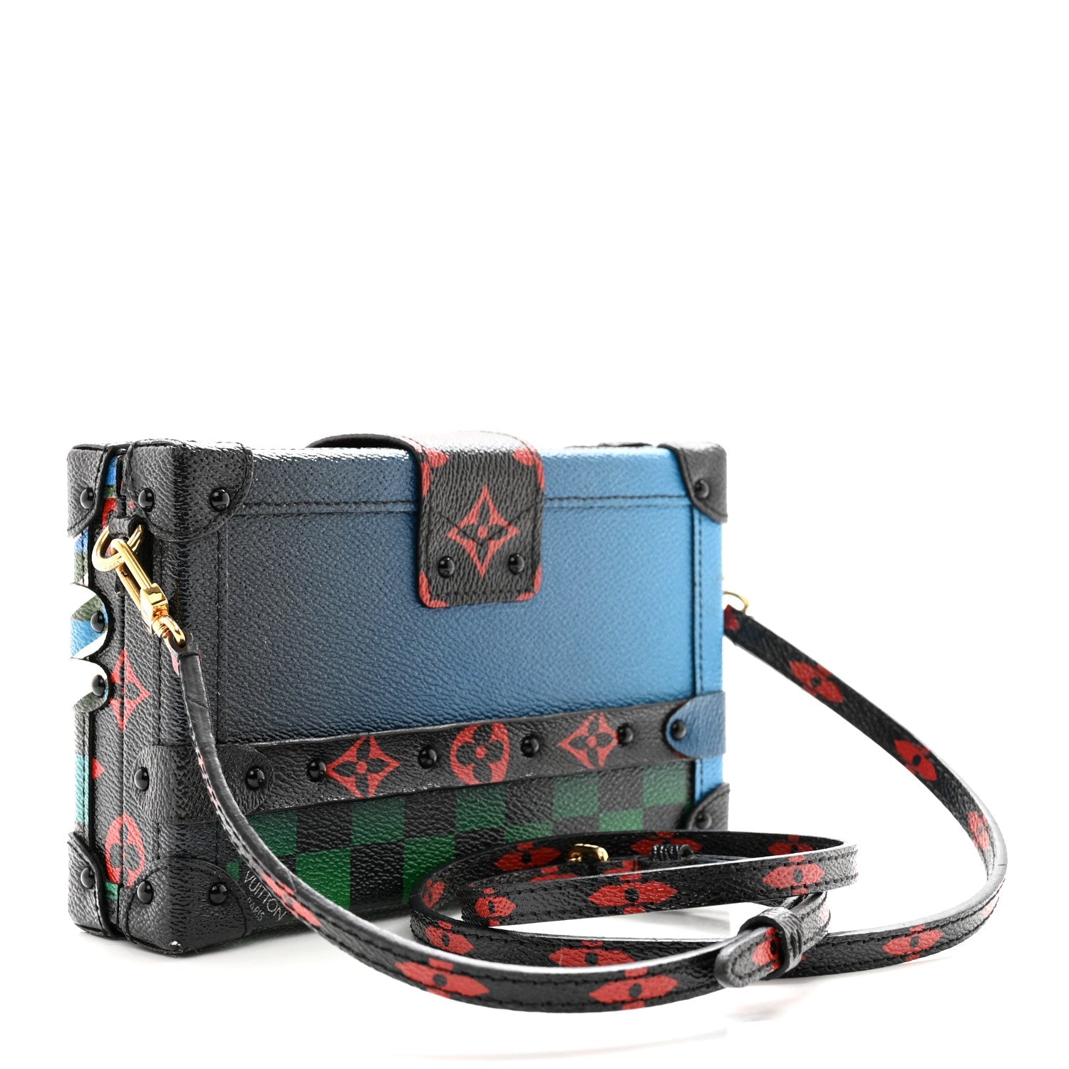 Damier Race Petite Malle Blue Vert
