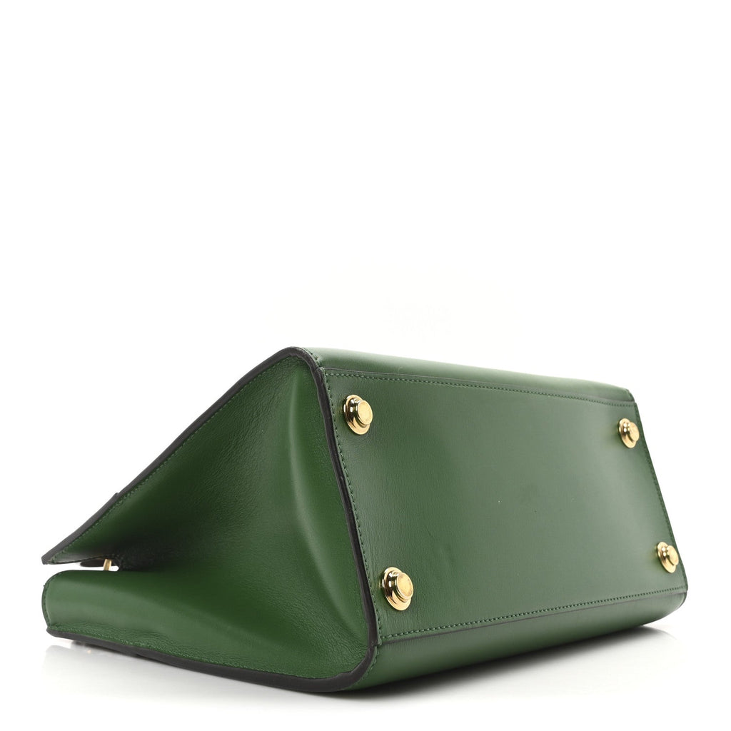 Calfskin City Steamer PM Noir Vert Acide