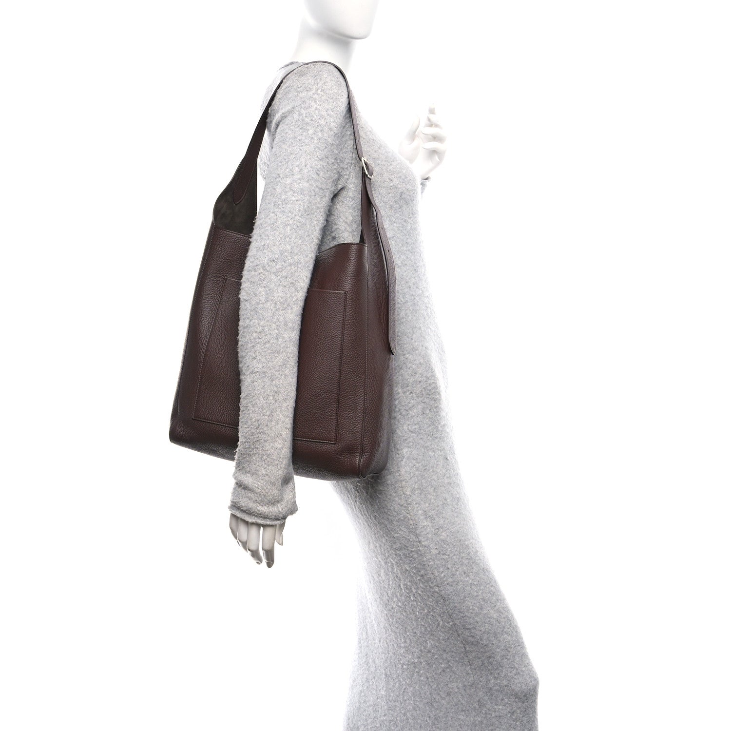 Grained Calfskin Blake Hobo Acajou