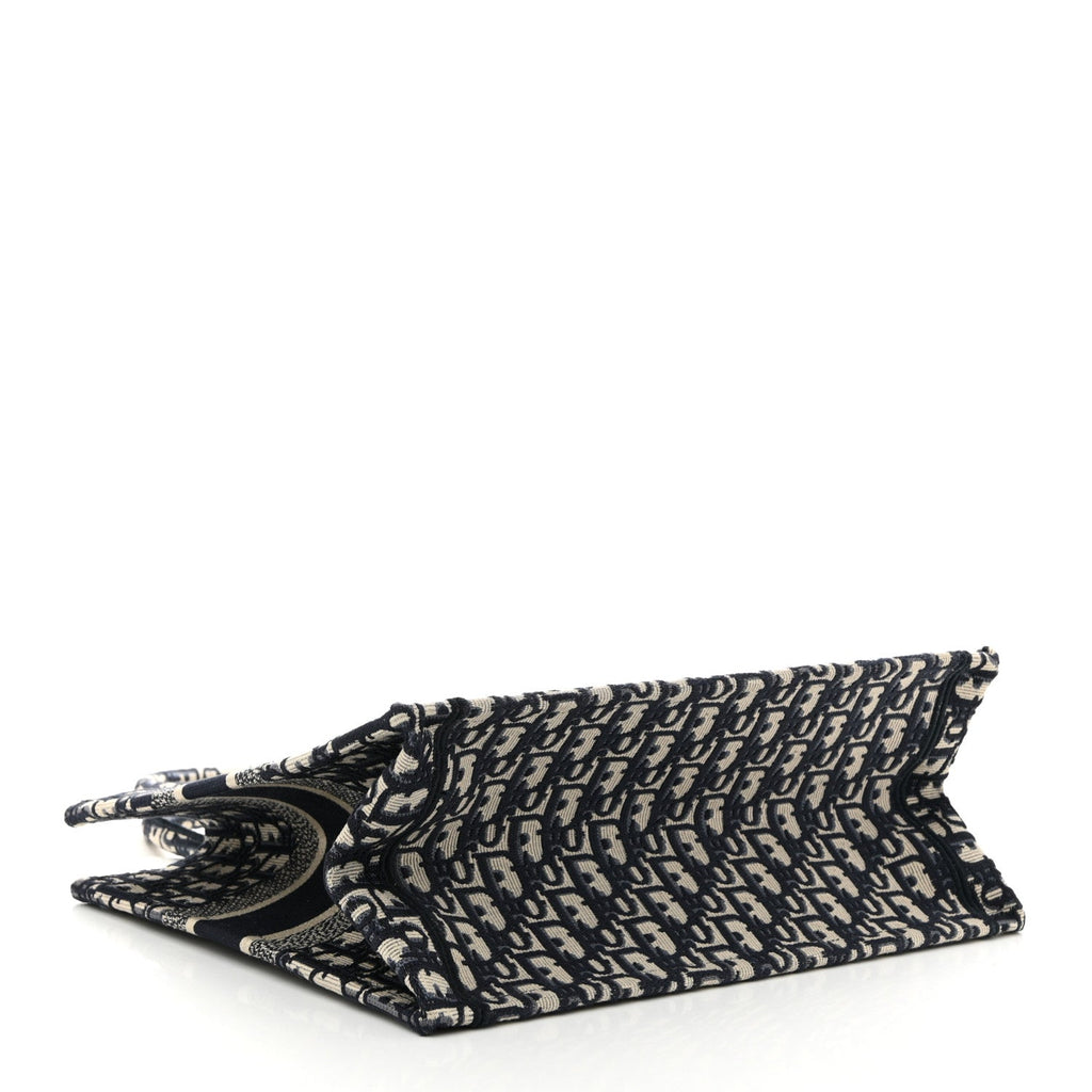 Oblique Medium Book Tote Blue Multicolor