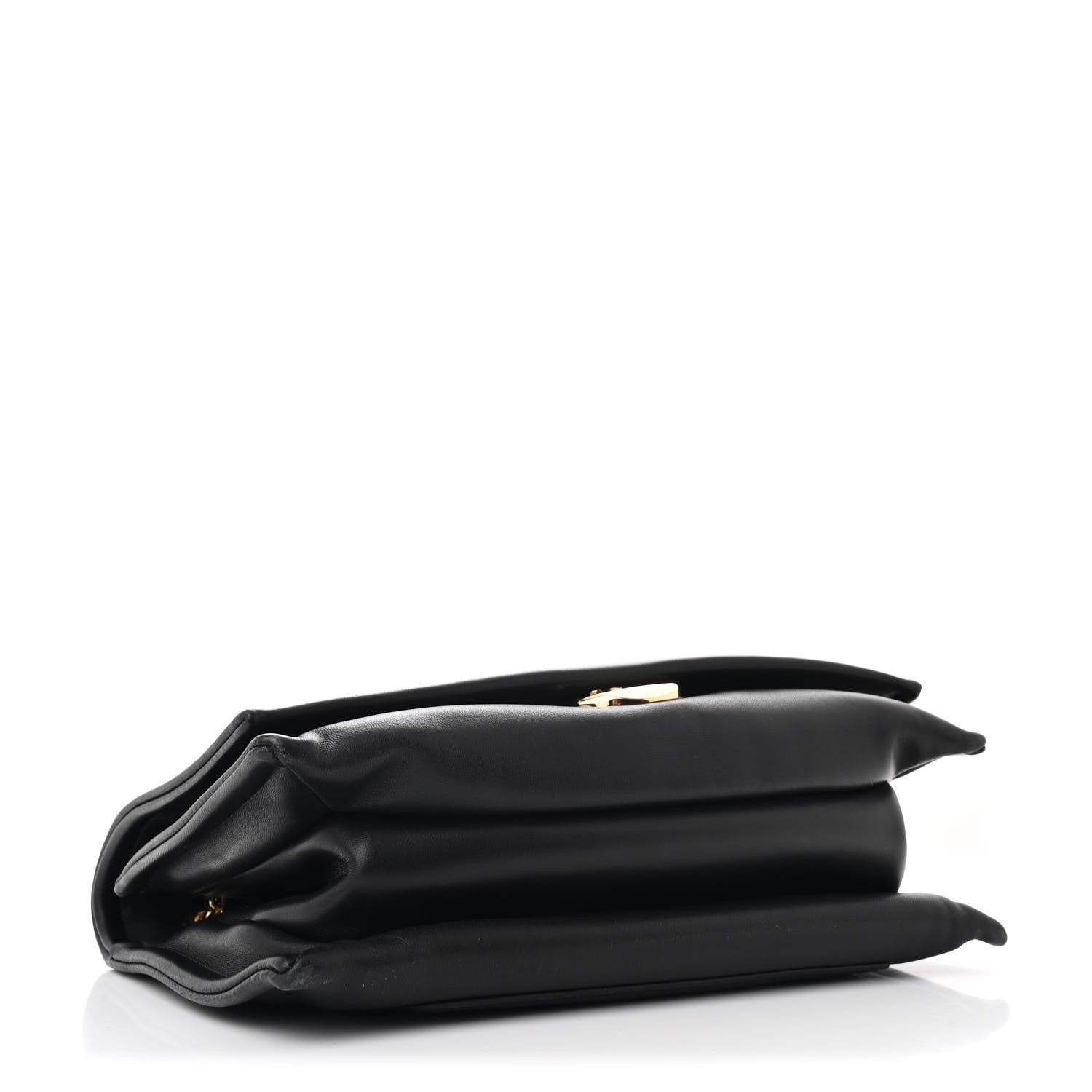 Nappa Vlogo Chain Bag Black