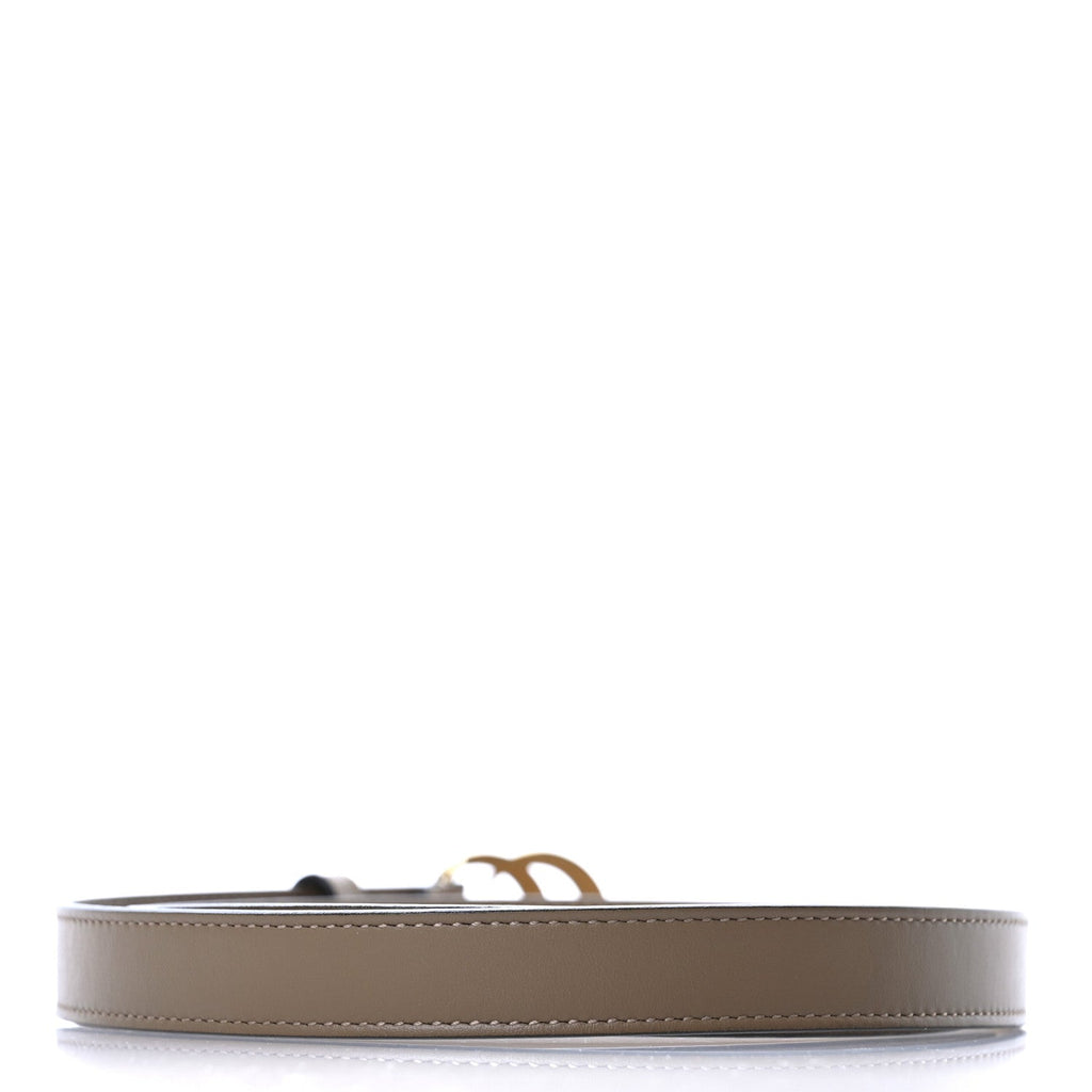 Moon Calfskin Double G 20mm Belt 75 30 Natural Tan