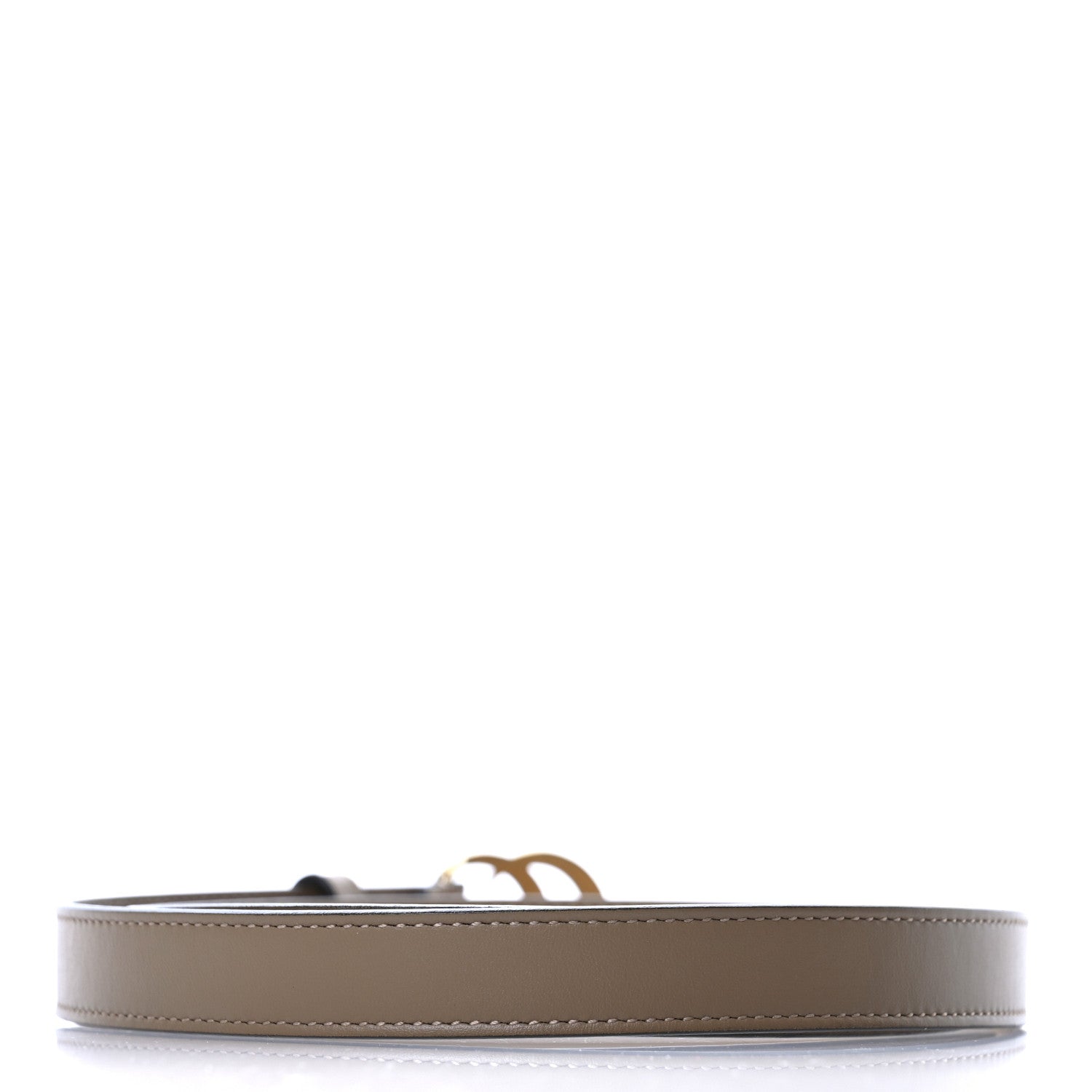 Moon Calfskin Double G 20mm Belt 75 30 Natural Tan
