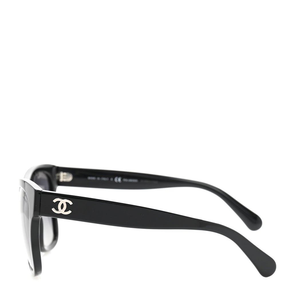 Acetate Polarized Square CC Sunglasses 5380 Black