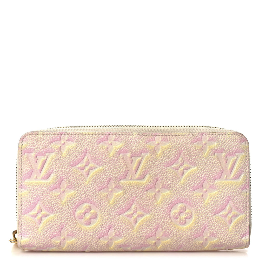 Empreinte Monogram Summer Stardust Zippy Wallet Pink